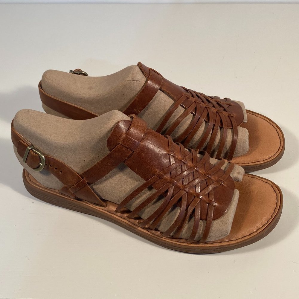 Born Santiam Leather Sandals Women Size 11 M